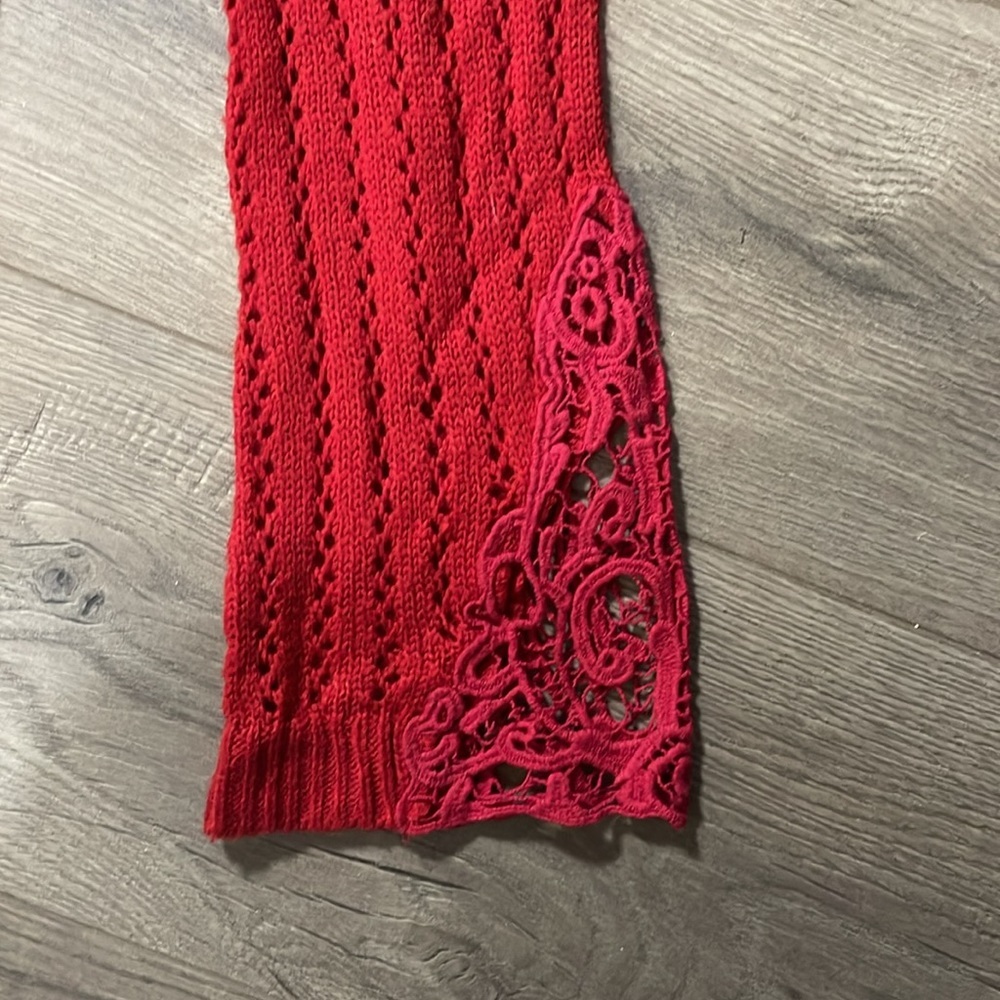 American rag live tuni wide turntleneck and croche sweater, size S - Picture 2 of 7